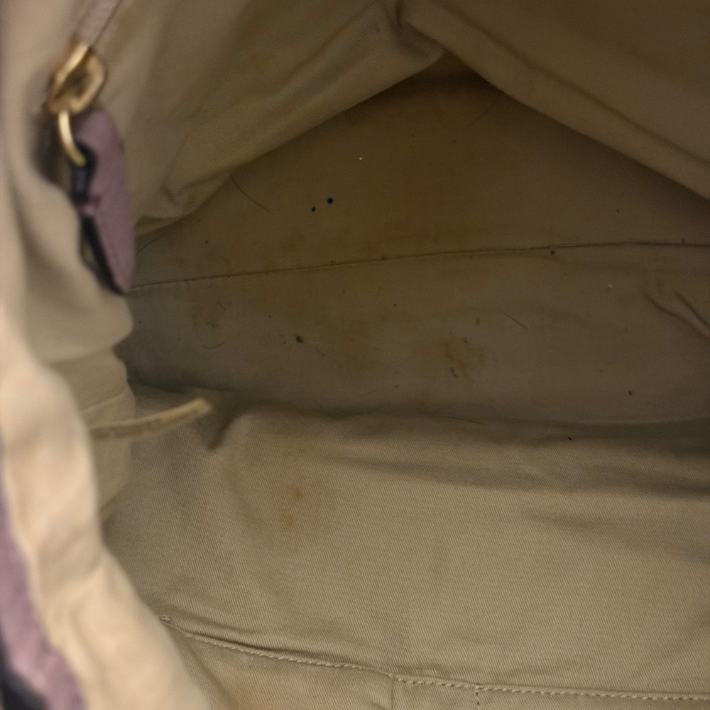 Coach Legacy Pebbled Leather Turnlock Tote Mauve Gold Hardware Tassel w/ COA. - Picture 6 of 7